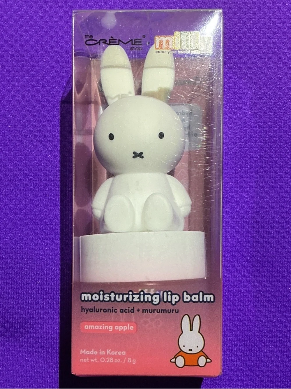 The Crème Shop Miffy Rabbit Moisturizing Lip Balm — White